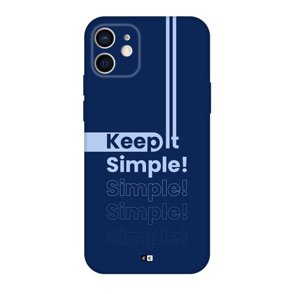Keep It Simple Back Case for iPhone 12 Pro